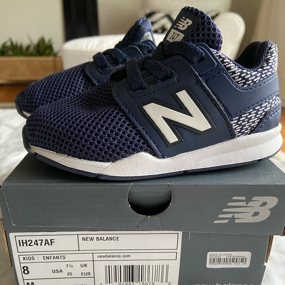 NWT (box) toddler New Balance 247 sneakers 8
